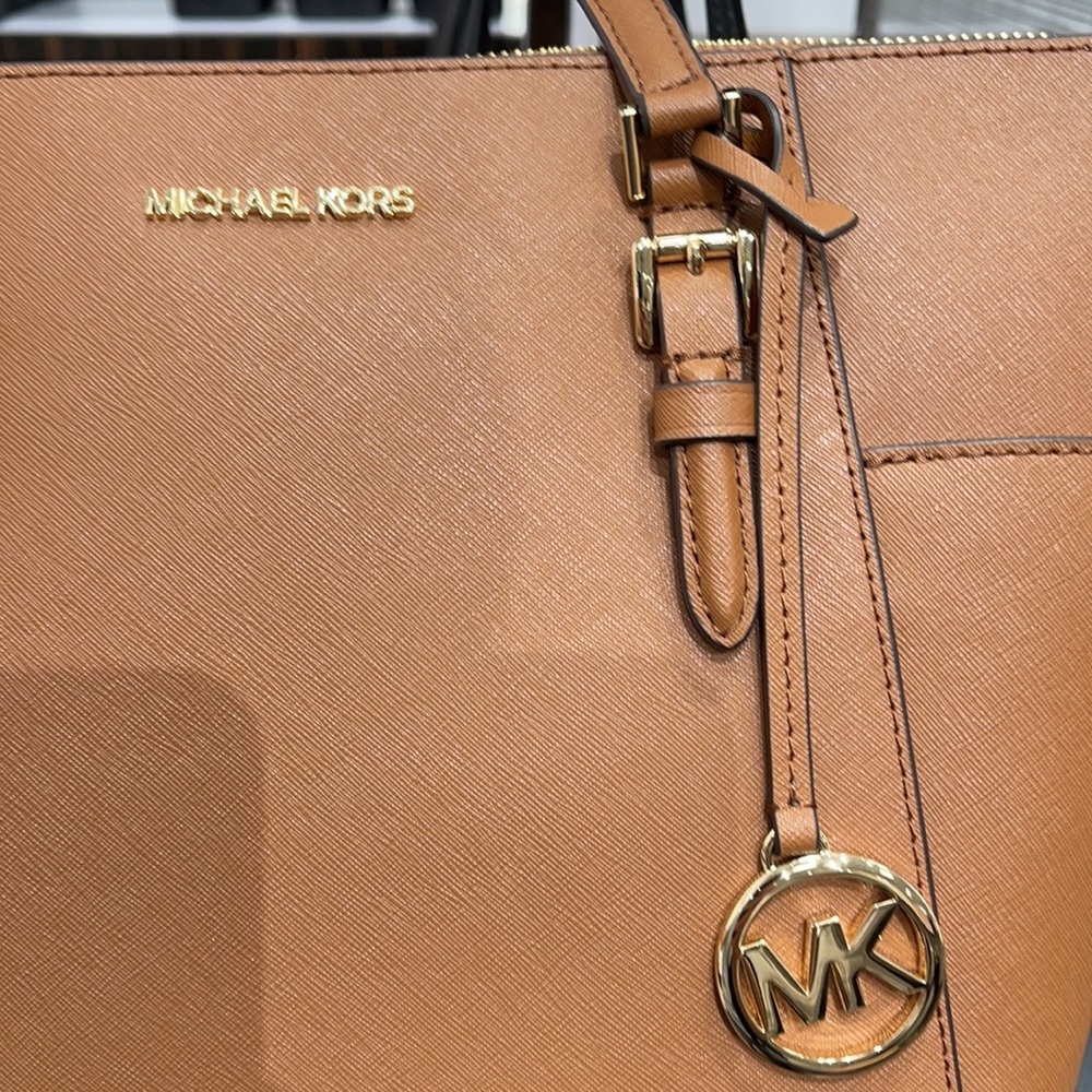 MICHAEL KORS CHARLOTTE LARGE TOP ZIP  Tote bag - Picture 2 of 15